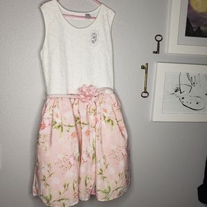 Floral Dress Children's Place Easter Dress Pink XL girls